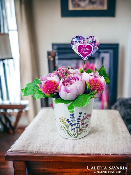 Mama flower basket - table decoration