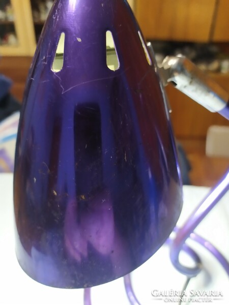 Metallic purple table lamp