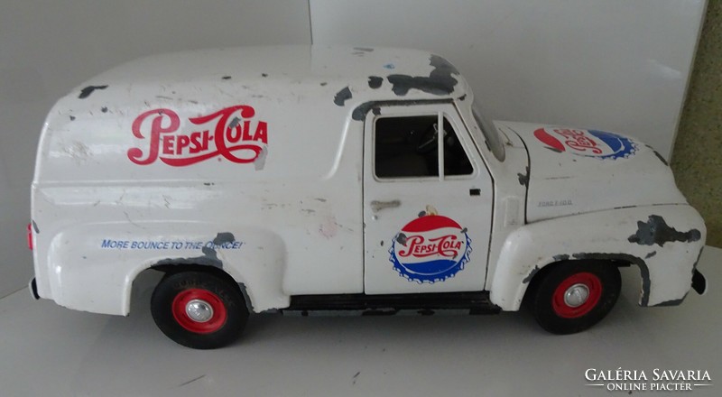Pepsi cola ford f-100 heavy tin van.