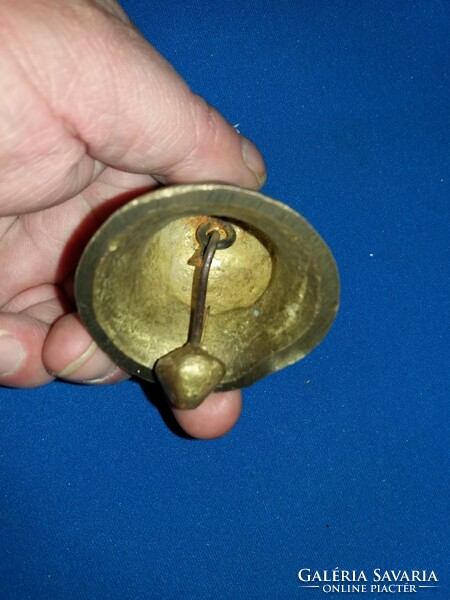 Antique copper small barrel bell neck bell, but can be used anywhere, beautiful bell as shown in the pictures