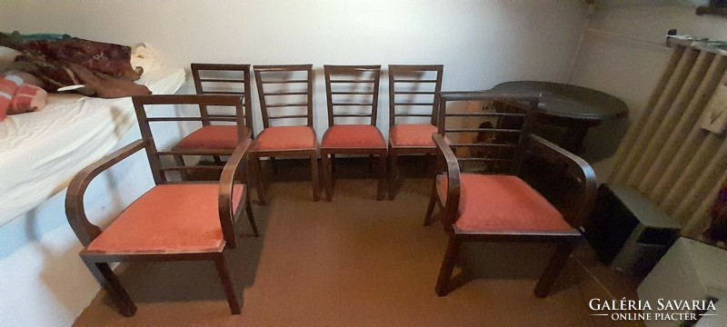 Art deco, Kozma Lajos jellegű székek és ágykeret