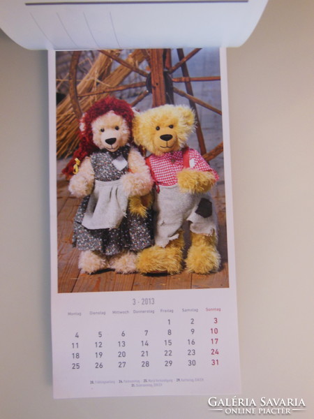 Calendar postcard - 2013 - macis - 12 pcs - sheet - 14 x 10 cm - perfect