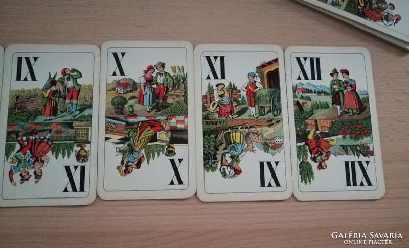 Deck of tarok cards from the 50s