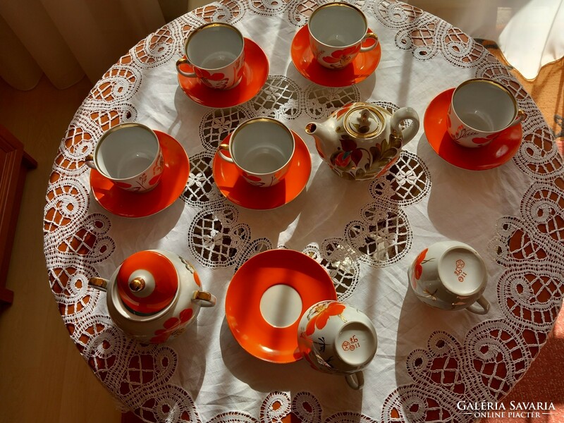 Soviet porcelain tea set