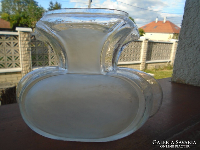 A French rococo vase with a large empty space, is it Lalique? Quality