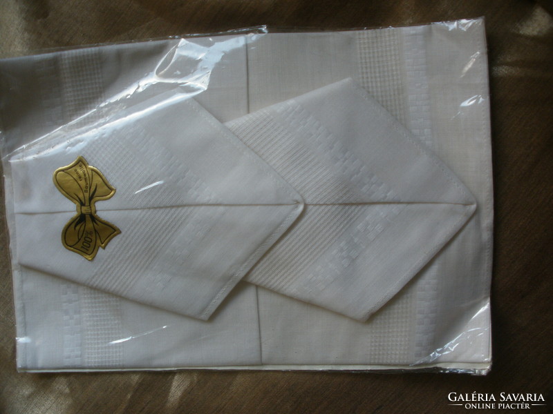 Ivory handkerchief pack, old