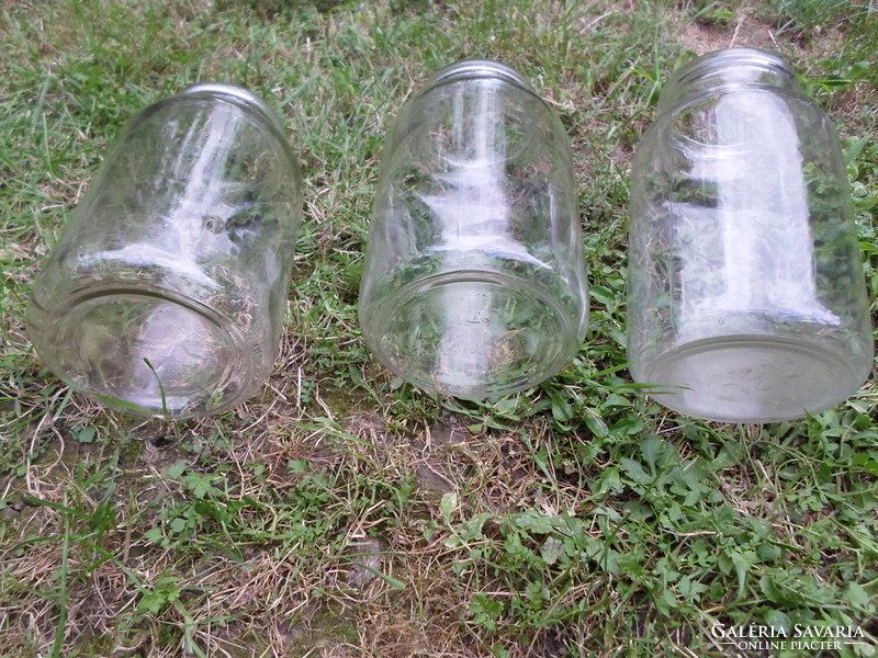 Régi üveg befőzéshez, befőttesüveg (2 liter) 1.
