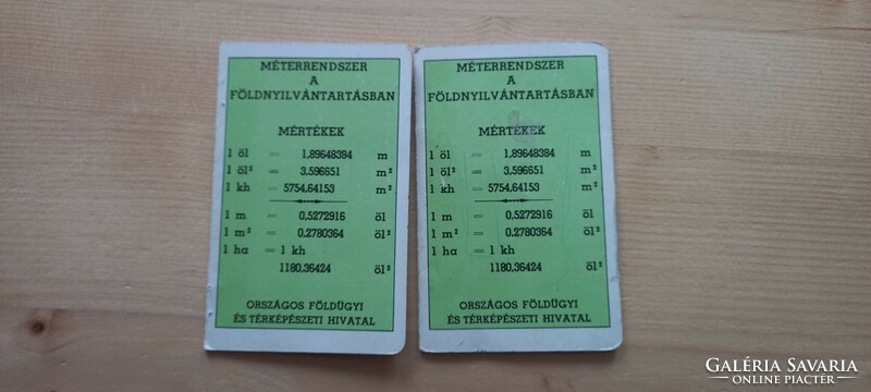 2 db egyforma kinyitható kártyanaptár 1971