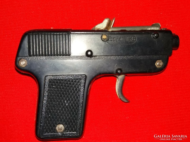 1950s - S years metal plate sheet goods tape cartridge toy gun excellent condition as shown in the pictures