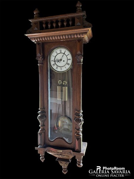 2 Heavy old German wall clock