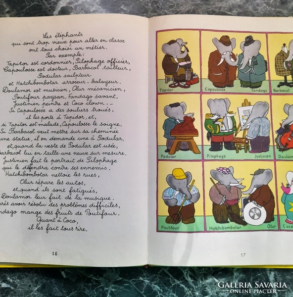 French-language storybook from the Babar King series!