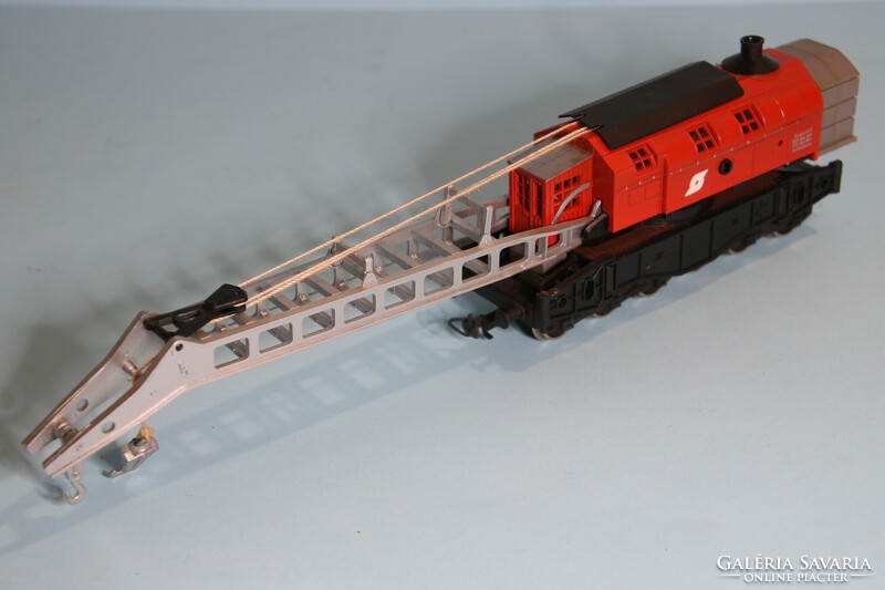 Kleinbahn 359 more railway crane red, rare! In its box