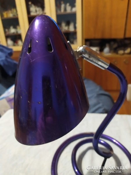 Metallic purple table lamp