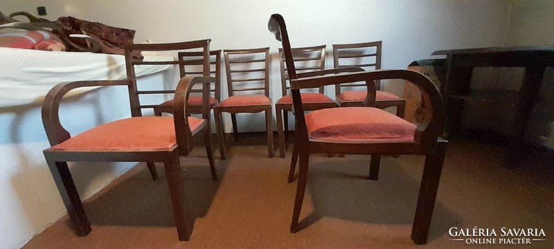 Art deco, Kozma Lajos jellegű székek és ágykeret