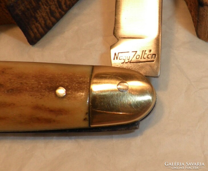 Old large Zoltan knife, renewed. From collection