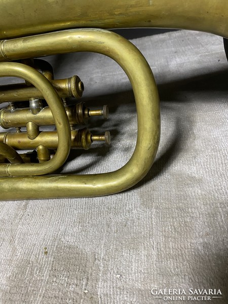 Tuba, damaged, incomplete condition