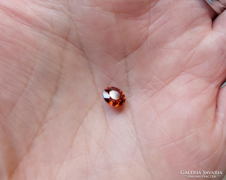 Genuine 100% Natural Reddish Orange Spessartine Garnet Gemstone 1.30ct (vsi)!! Its value: HUF 45,500!