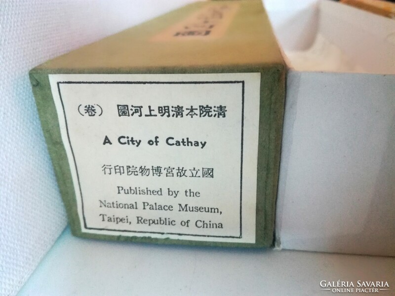 Kínai papírtekercs 5 méter hosszú, A city of Cathay