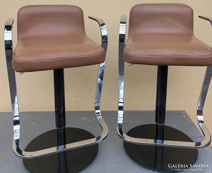 Pair of retro designer bar stools
