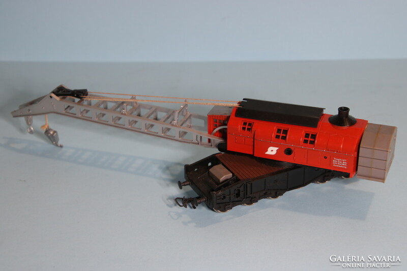 Kleinbahn 359 more railway crane red, rare! In its box