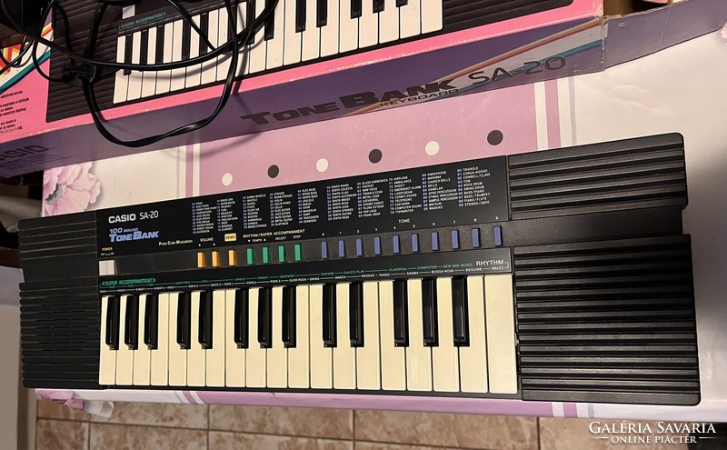 Casio SA-20 szintetizátor, keyboard