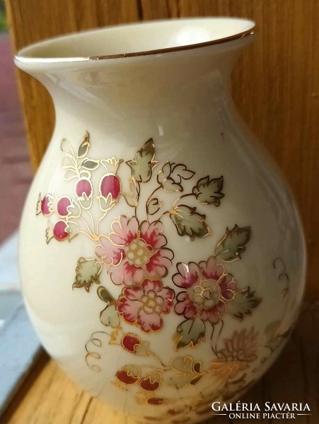 Zsolnay vase - gold painted - Zsolnay Hungarian Pécs hand painted