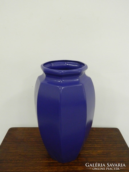 Nagyméretű retro / design jelzett nyugatnémet kerámia váza