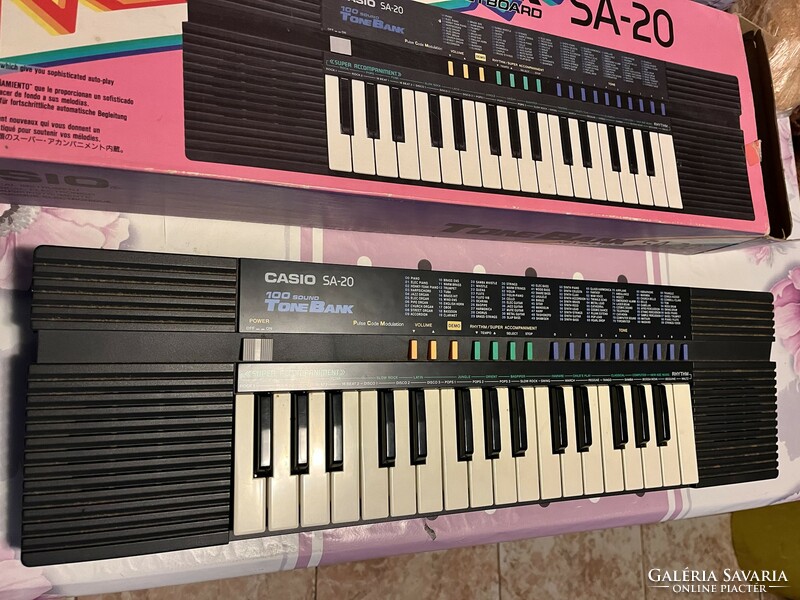 Casio sa-20 synthesizer, keyboard