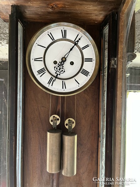 2 Heavy old German wall clock