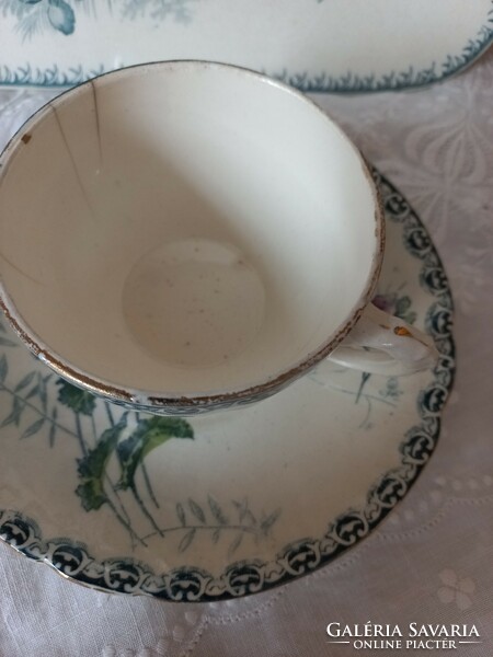 Earthenware tea cup set