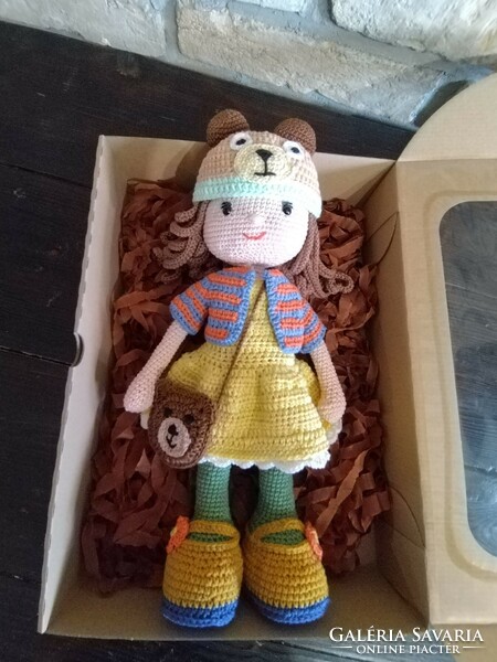 Bella (crocheted craft doll)