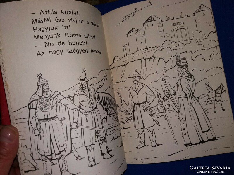 Régi " OLVASS MAGADNAK " képes történelmi könyv füzetek kifestők EGYBEN állapot a képek szerint