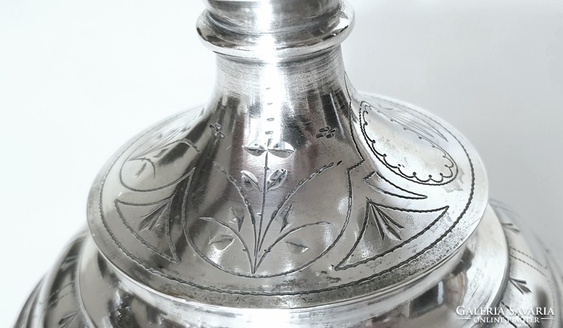 Viennese pheasant silver candle holder (575 g).