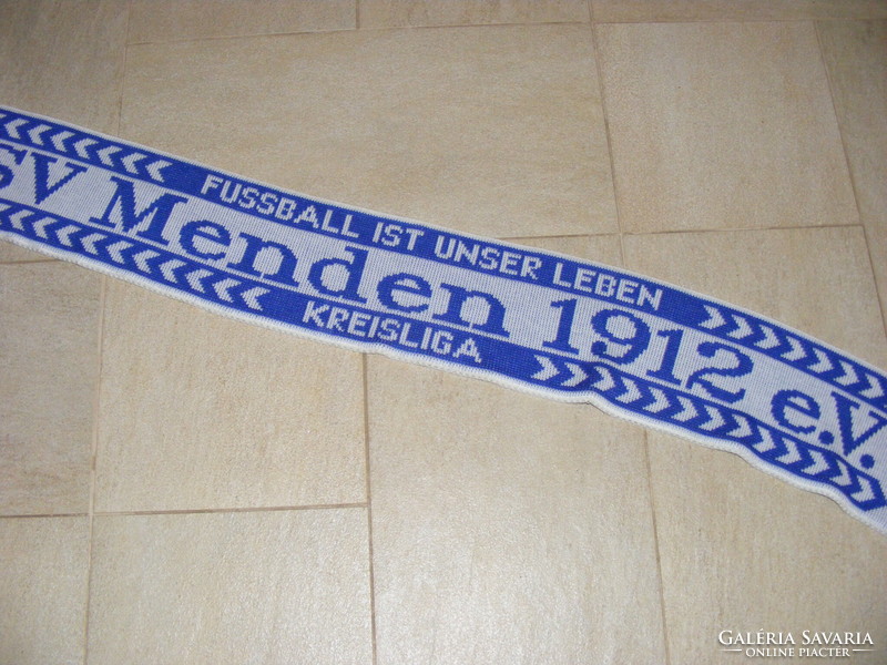 Sv menden 1912 e.V fan scarf, fan scarf, from a collection.