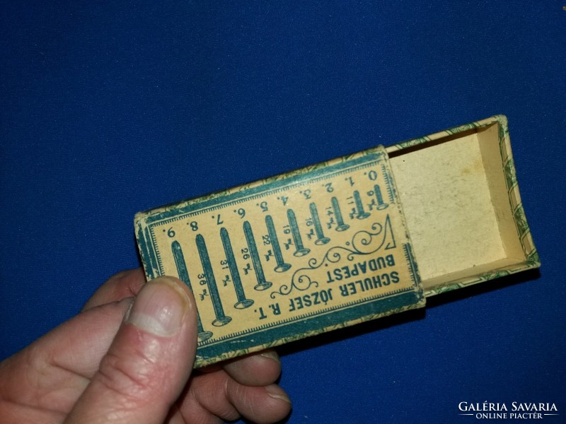 Antik MILTON fém tűzőkapocs papír termék doboza HIBÁTLAN állapot a képek szerint