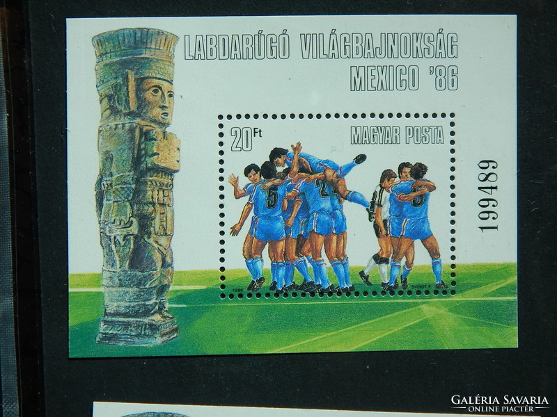 1986. Labdarúgó Világbajnokság (V.) Mexikó blokk  (350Ft)