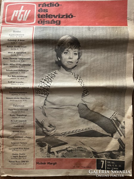 Radio and television newspaper 1976 ii. 16-22