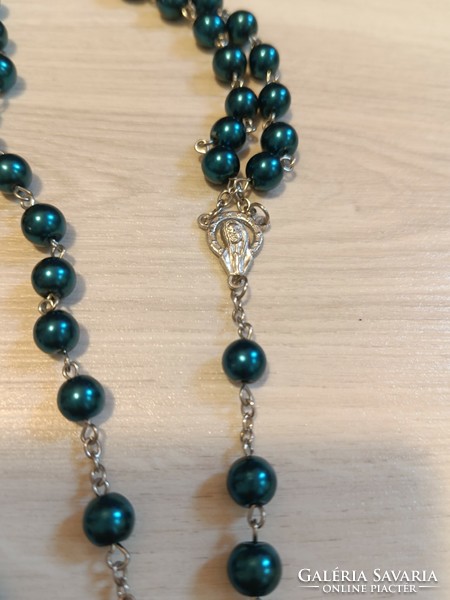 Rosary dark metallic blue