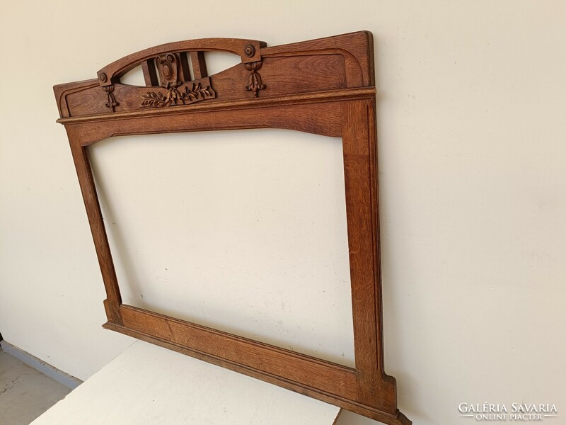 Antique carved hardwood Art Nouveau Art Nouveau mirror frame 803 8746