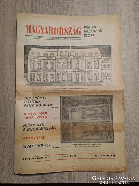 1965. November 28. Hungary newspaper