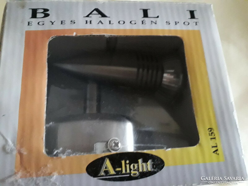 Bali single halogen spot lamp wall arm metal satin chrome new al159 a-light