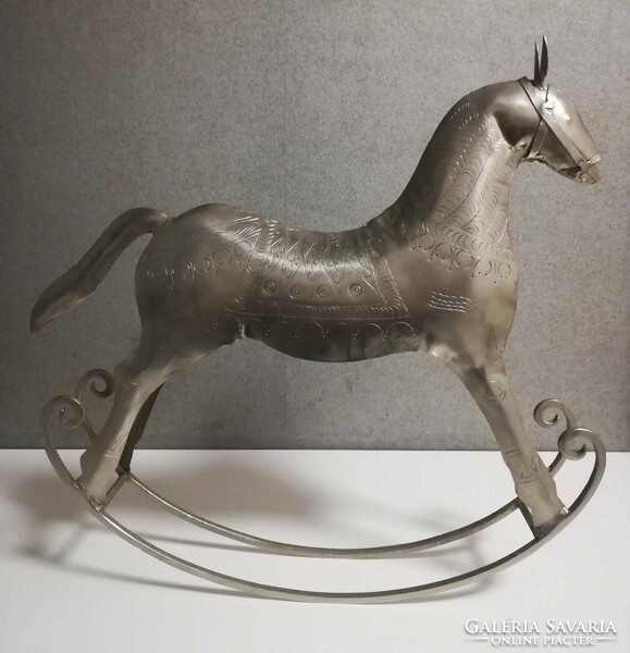 Beautiful metal rocking horse, 48*42 cm