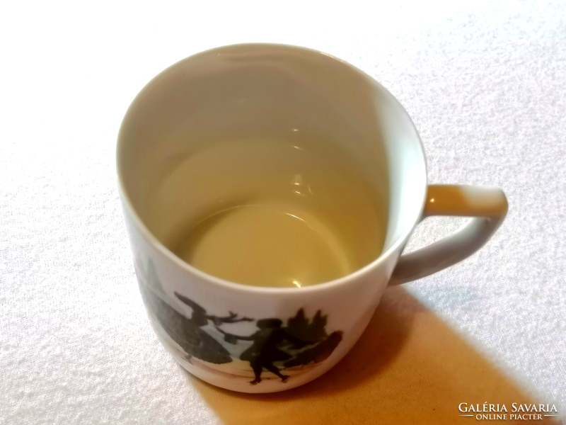 Old rare shadow coffee cup