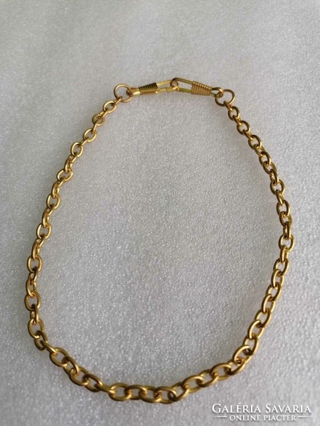 Gold-plated pocket watch chain