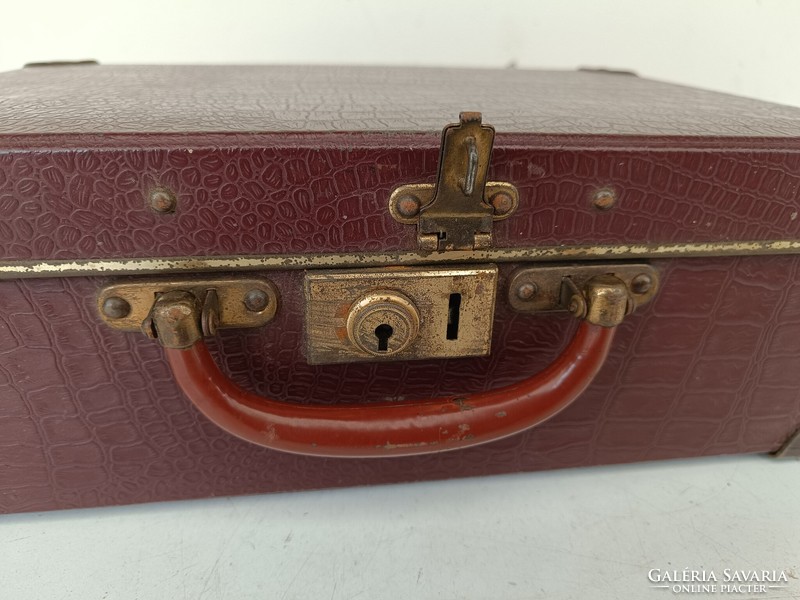 Antique dress small suitcase suitcase costume decorative film theater props nice condition 862 8693