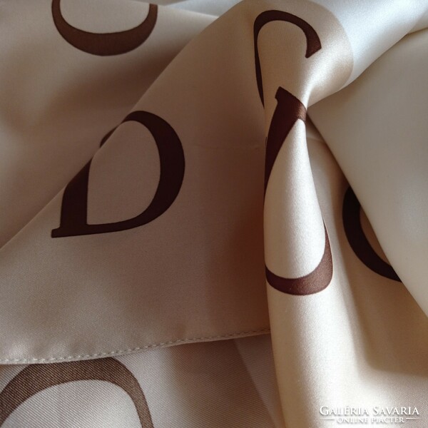 Christian Dior gyönyörű kendő, 88 x 88 cm