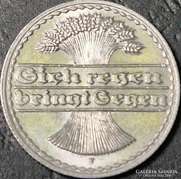 Németország, 50 pfennig, 1920. F