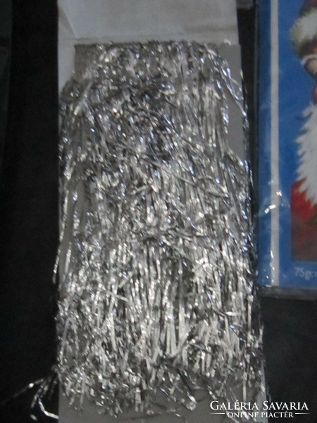 XXL retro tinfoil foil silver 55 cm