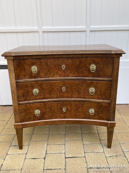 A rare chest of drawers with a nice shape