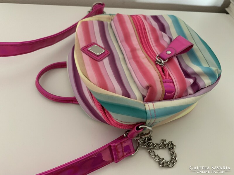 Beautiful claire's extra bag in ice cream colors with a brand new shiny strap